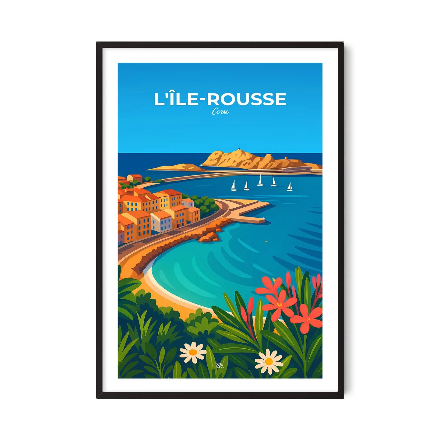 Affiche L'Île-Rousse