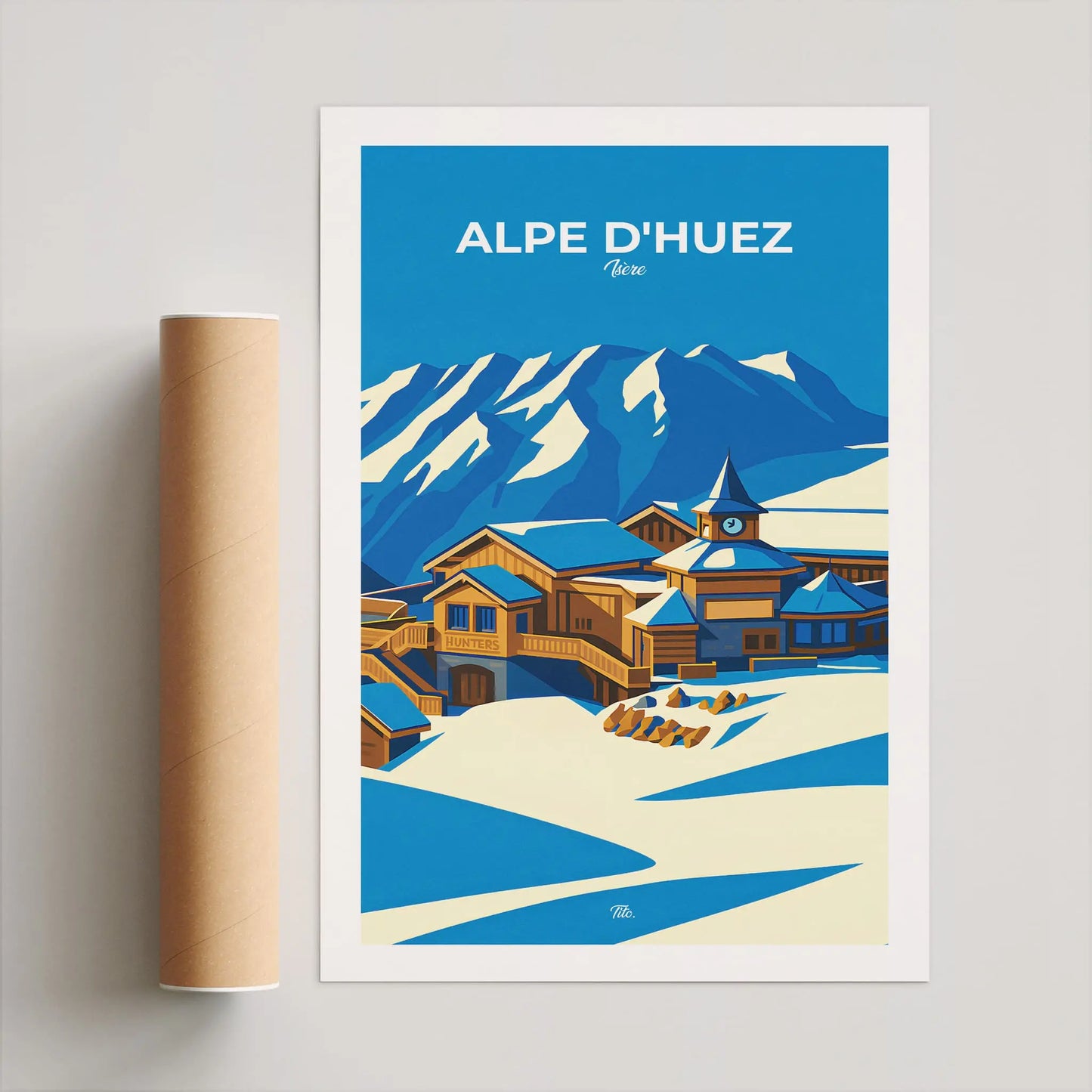 Affiche Alpe d'Huez