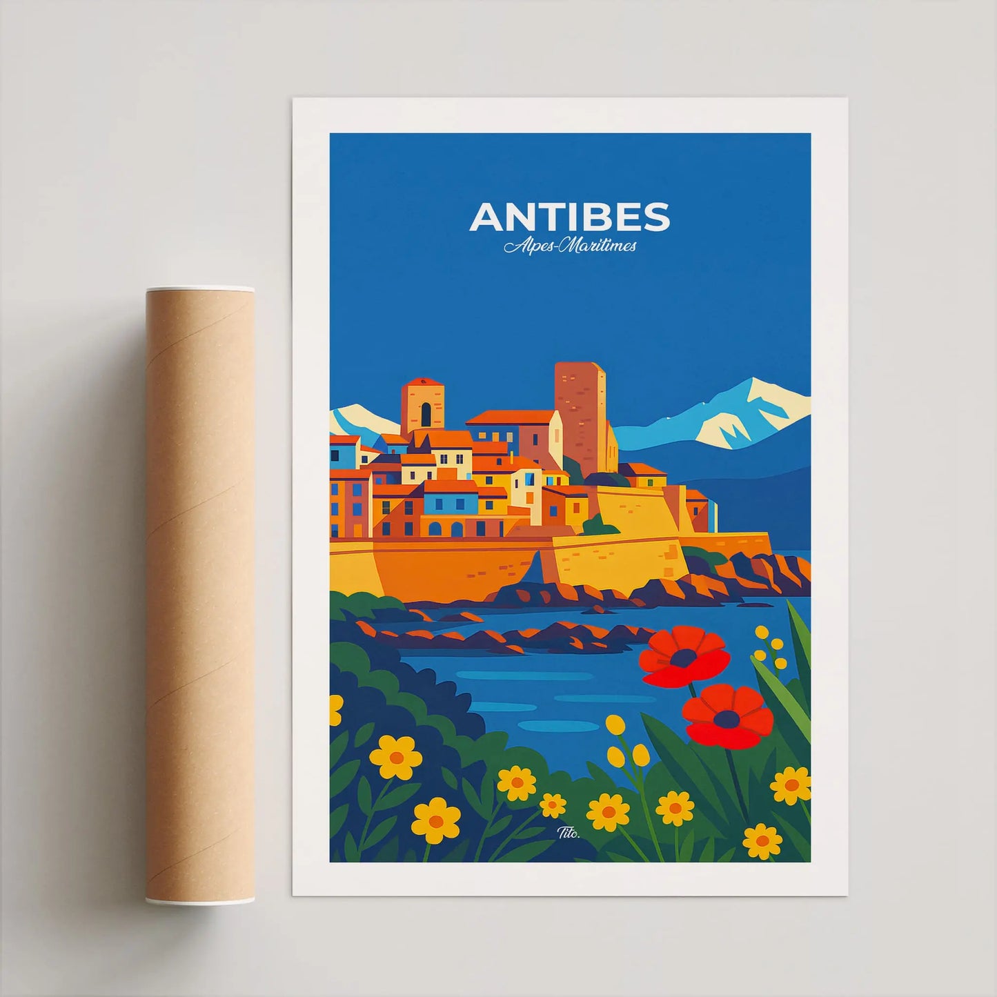 Affiche Antibes
