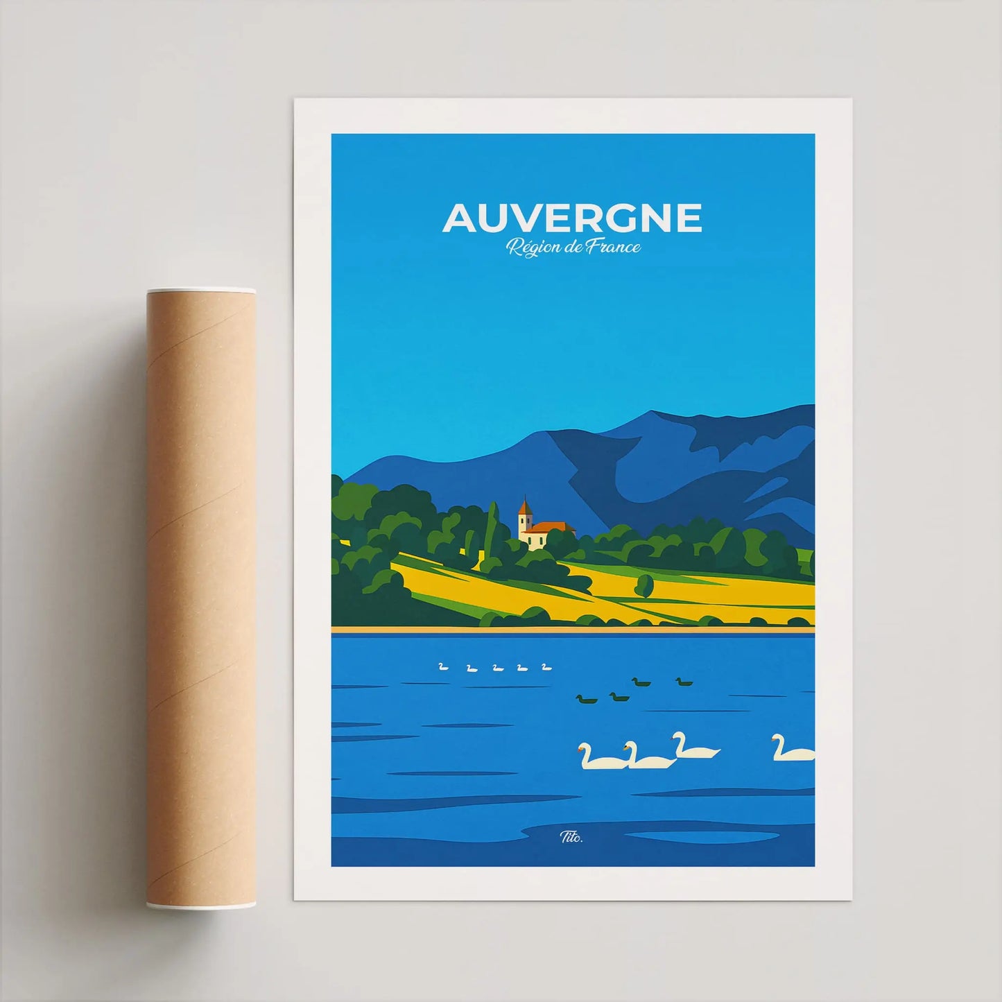 Affiche Auvergne