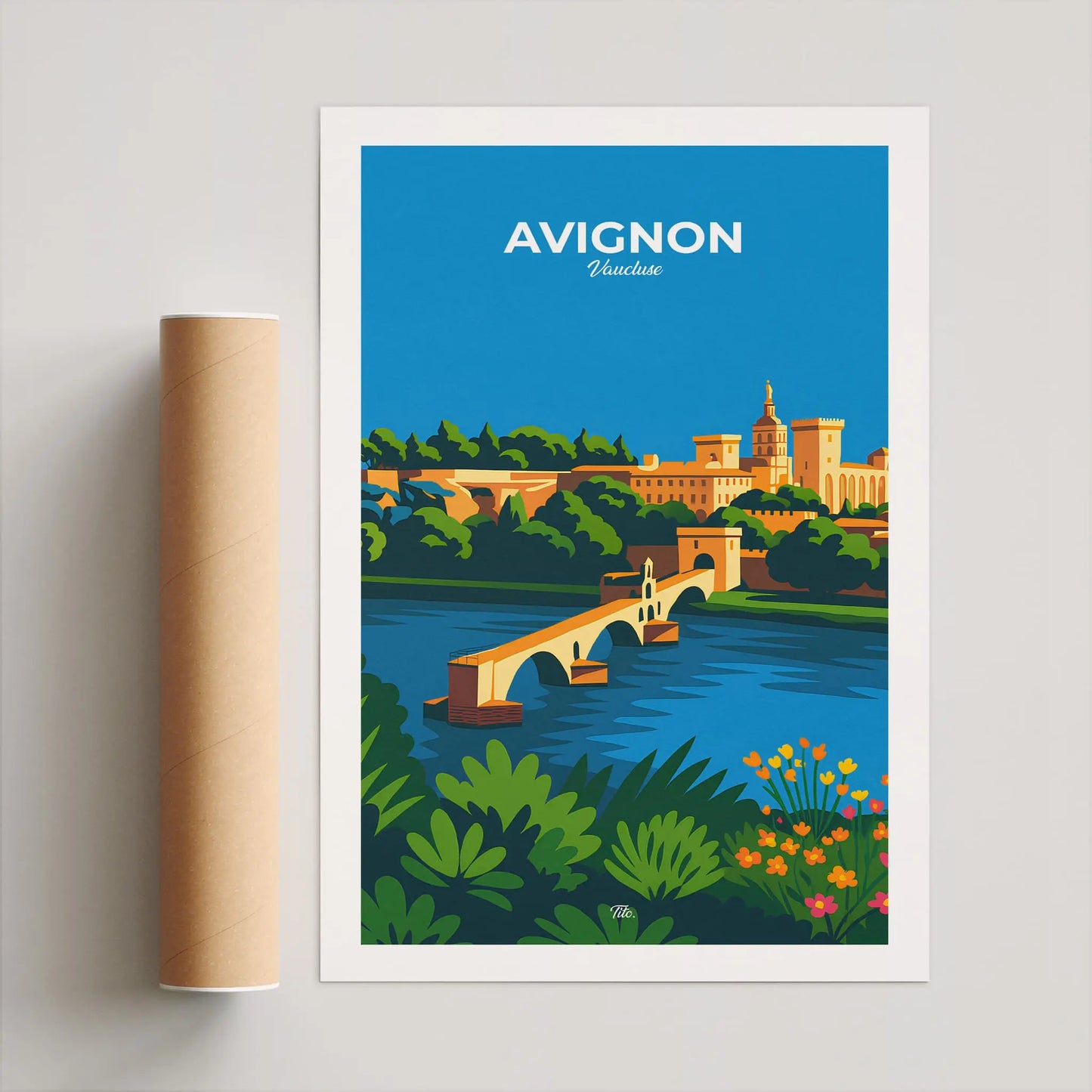 Affiche Avignon