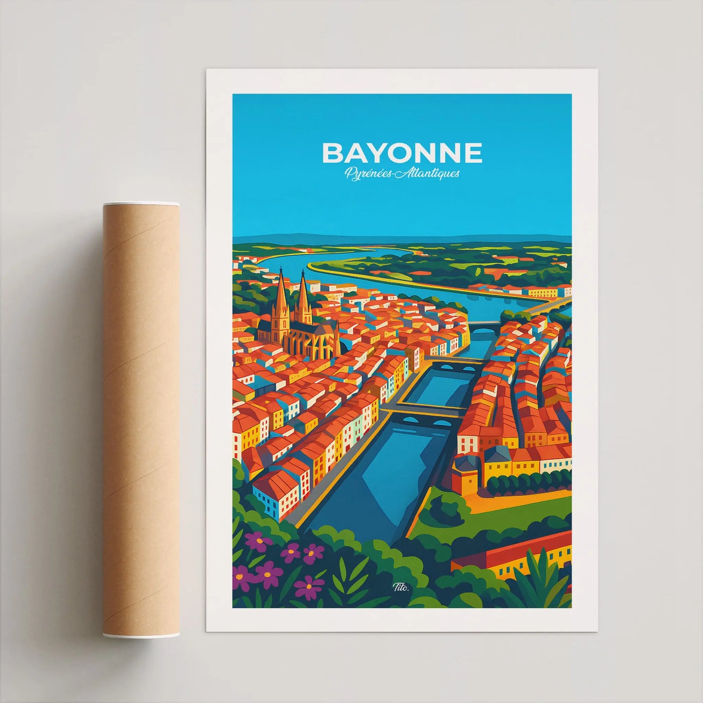 Affiche Bayonne