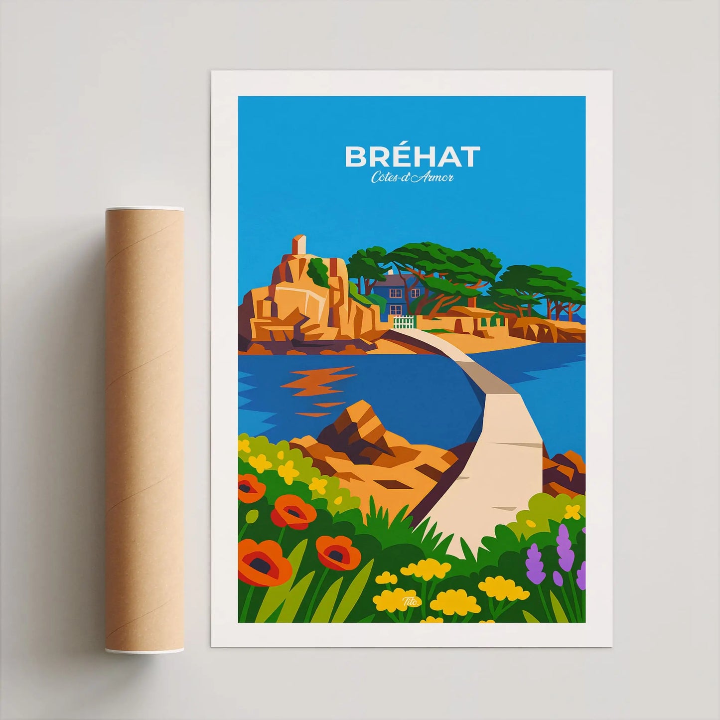 Affiche Île-de-Bréhat