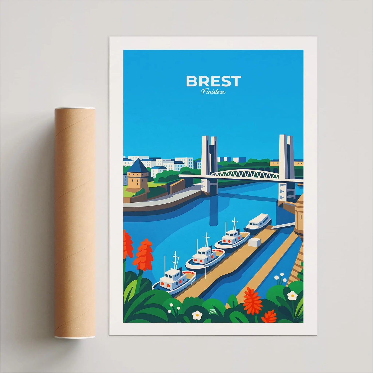 Affiche Brest