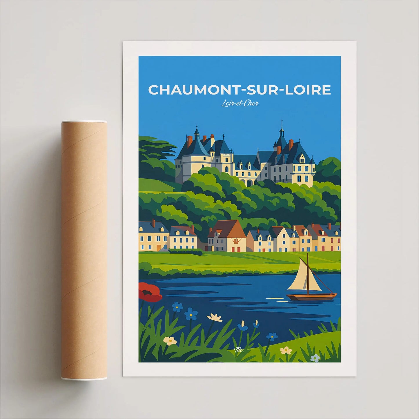 Affiche Chaumont-sur-Loire