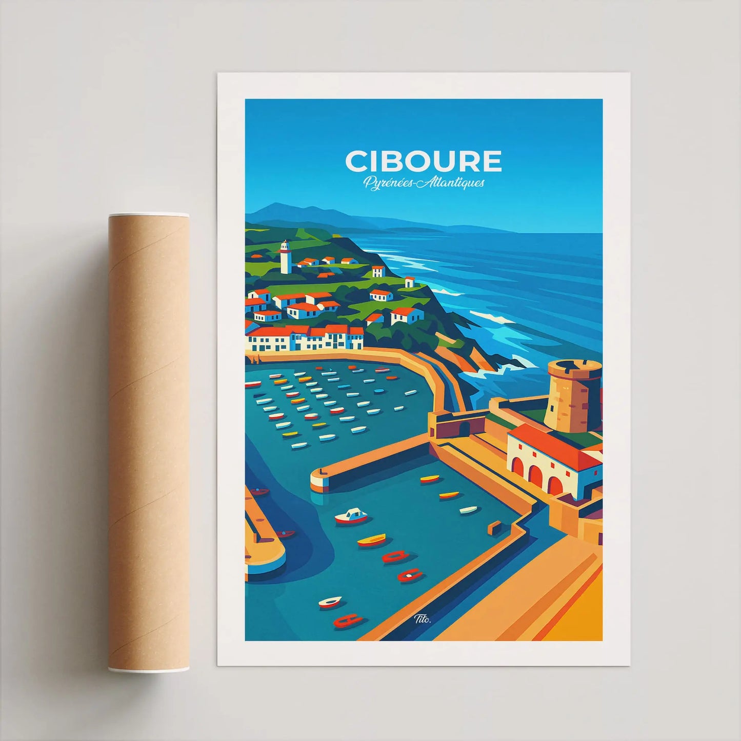 Affiche Ciboure
