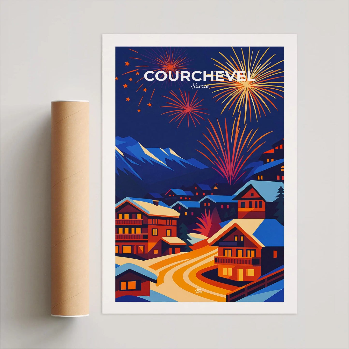 Affiche Courchevel