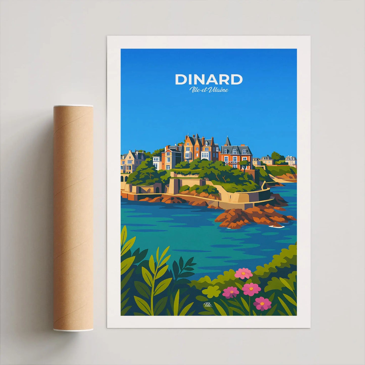 Affiche Dinard