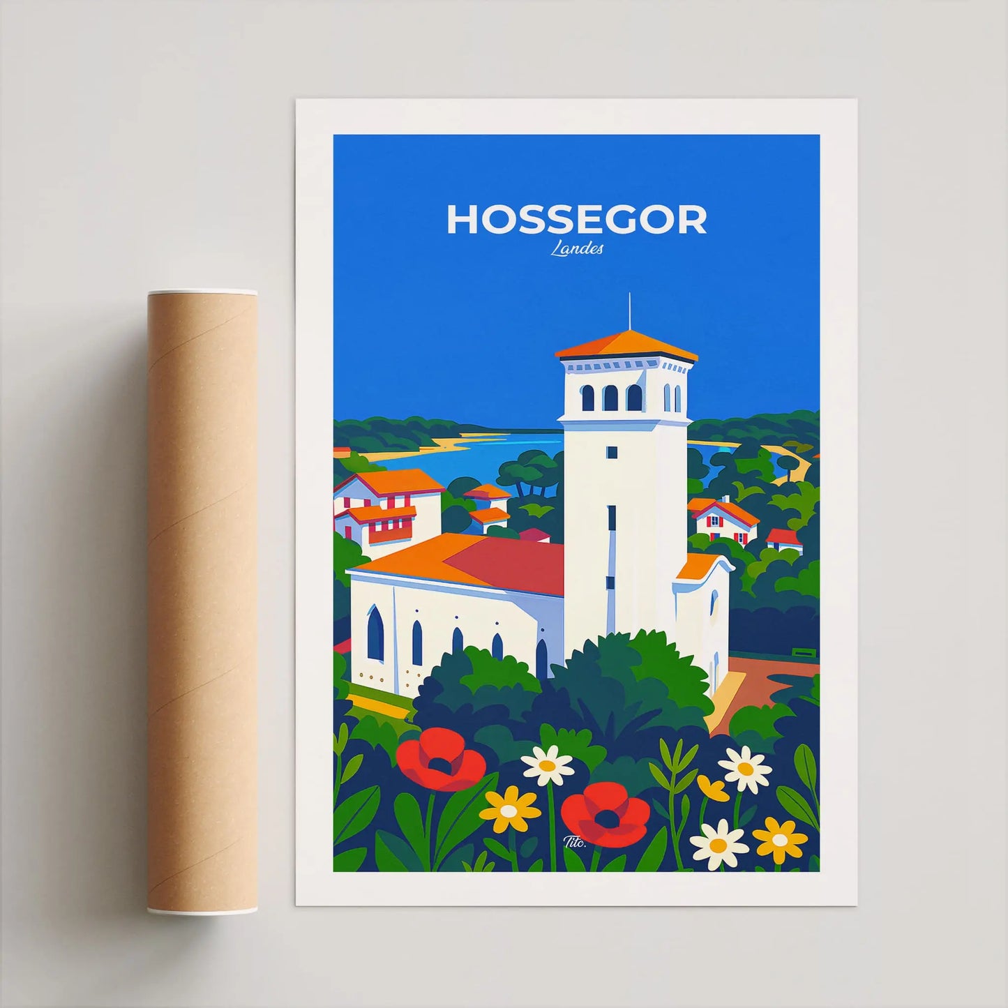 Affiche Hossegor