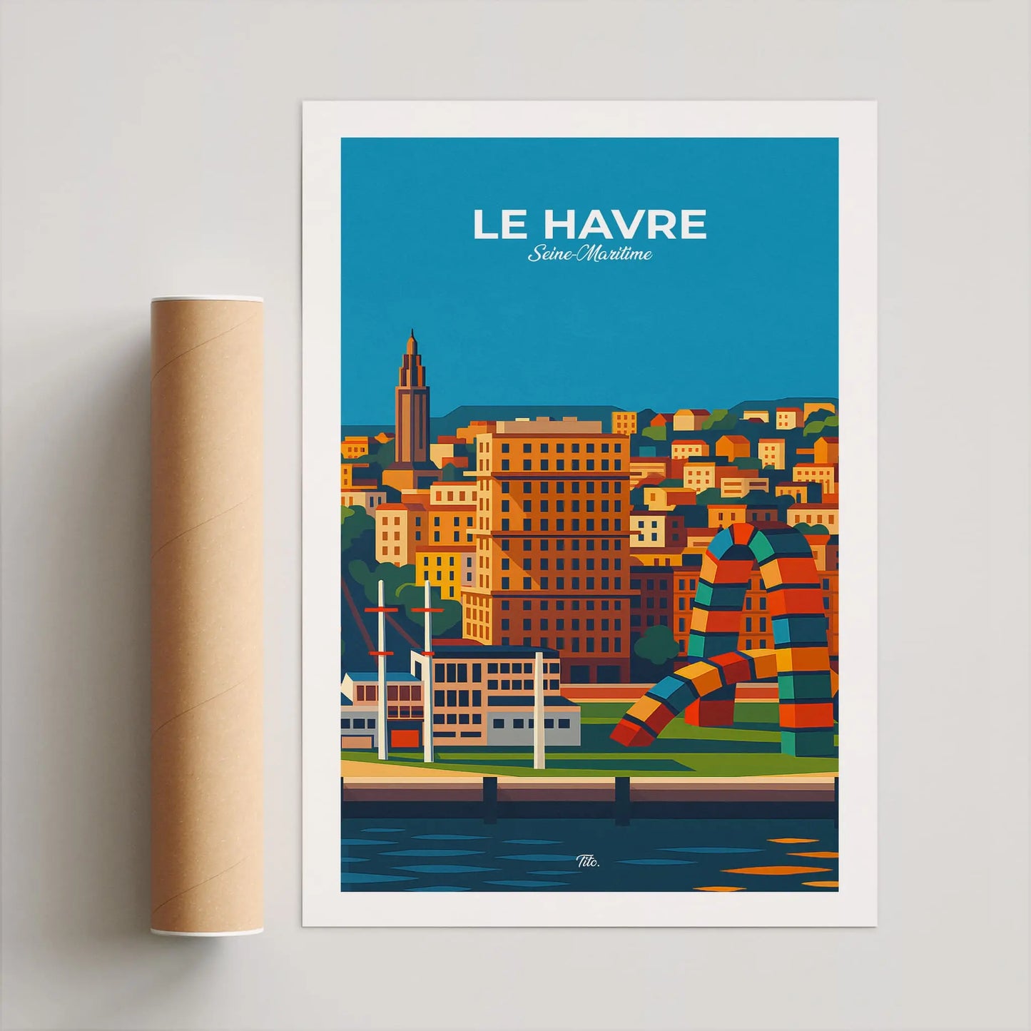 Affiche Le Havre