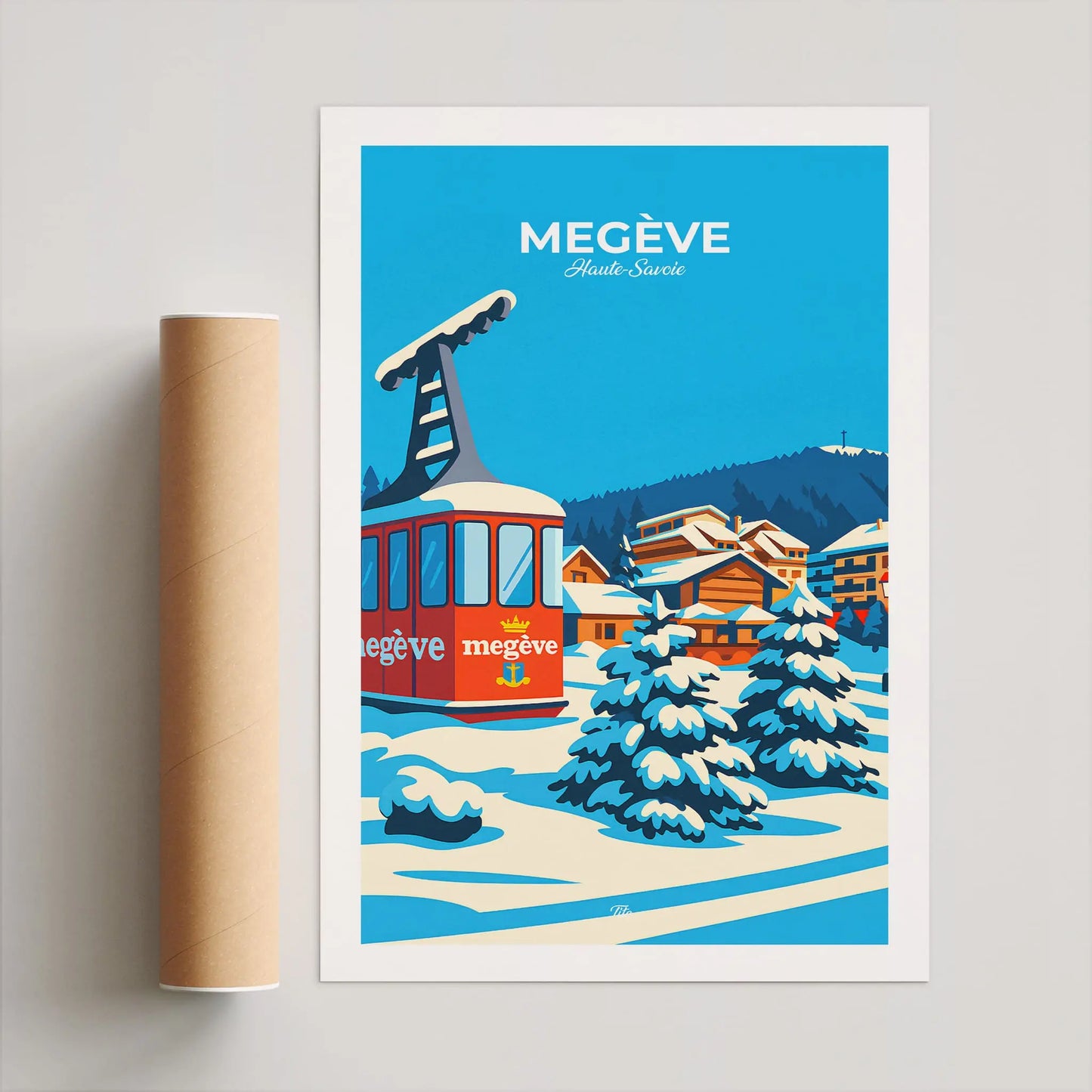 Affiche Megève