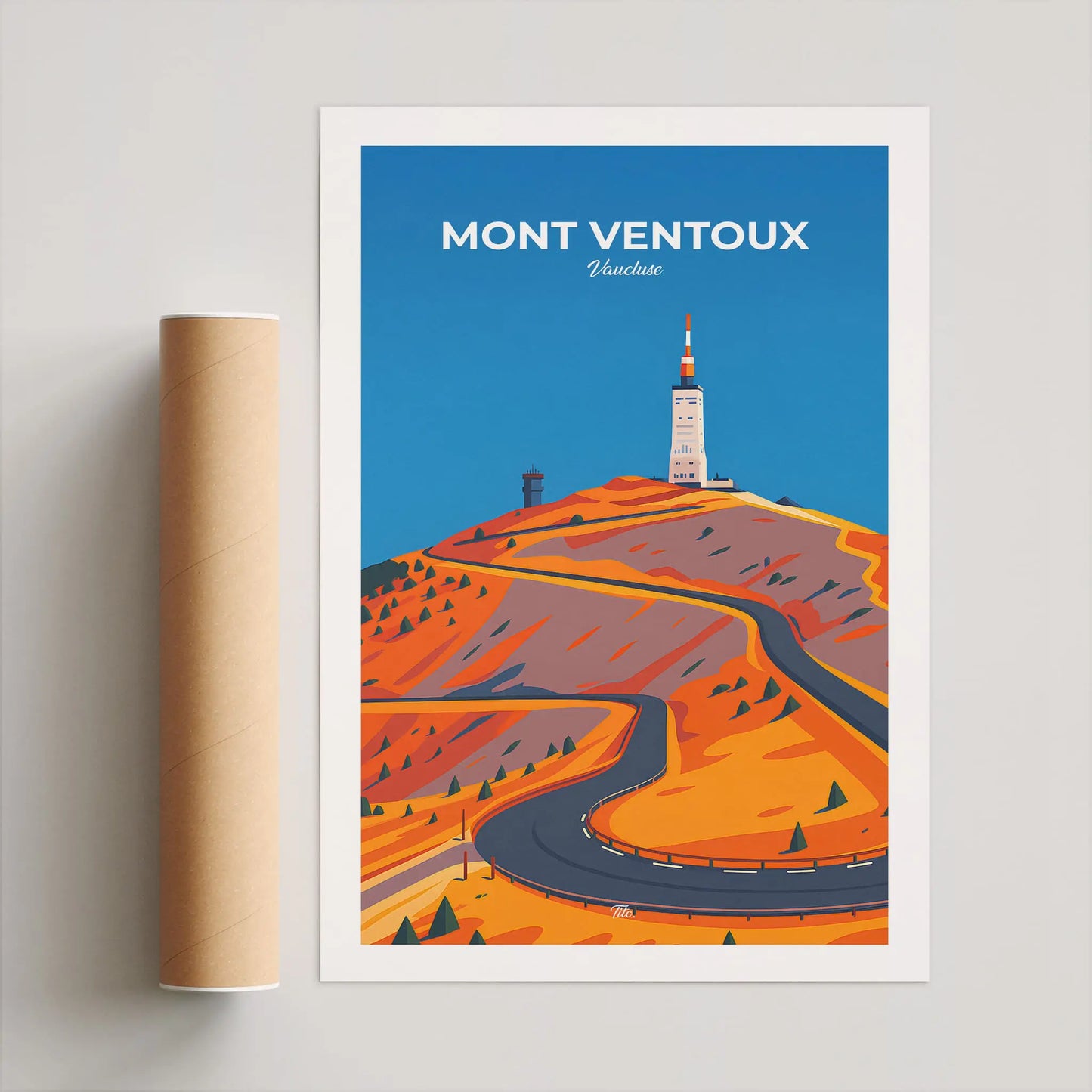 Affiche Mont Ventoux