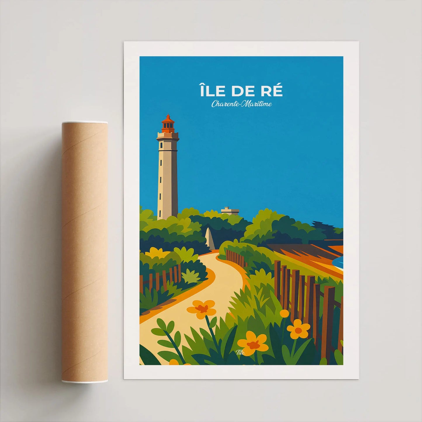 Affiche Île de Ré