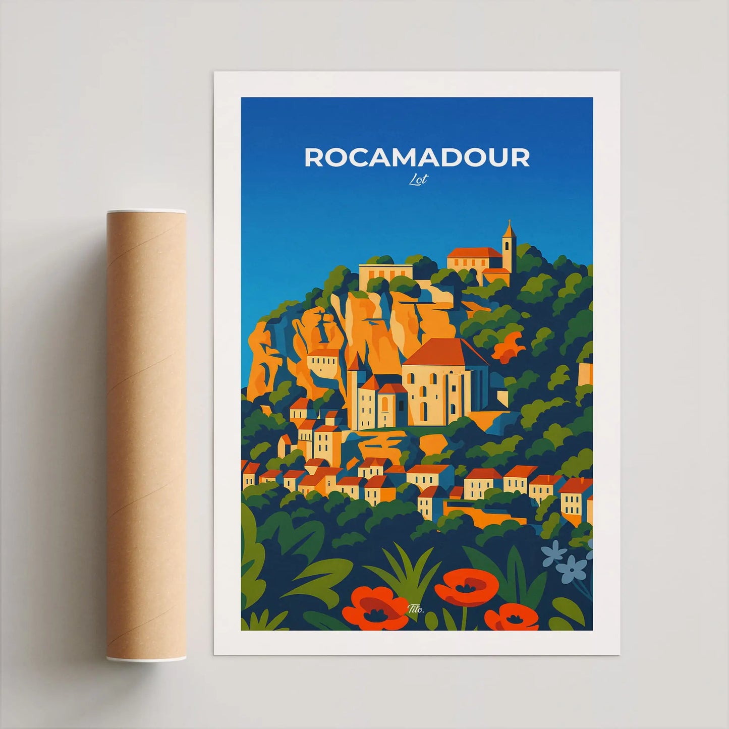 Affiche Rocamadour