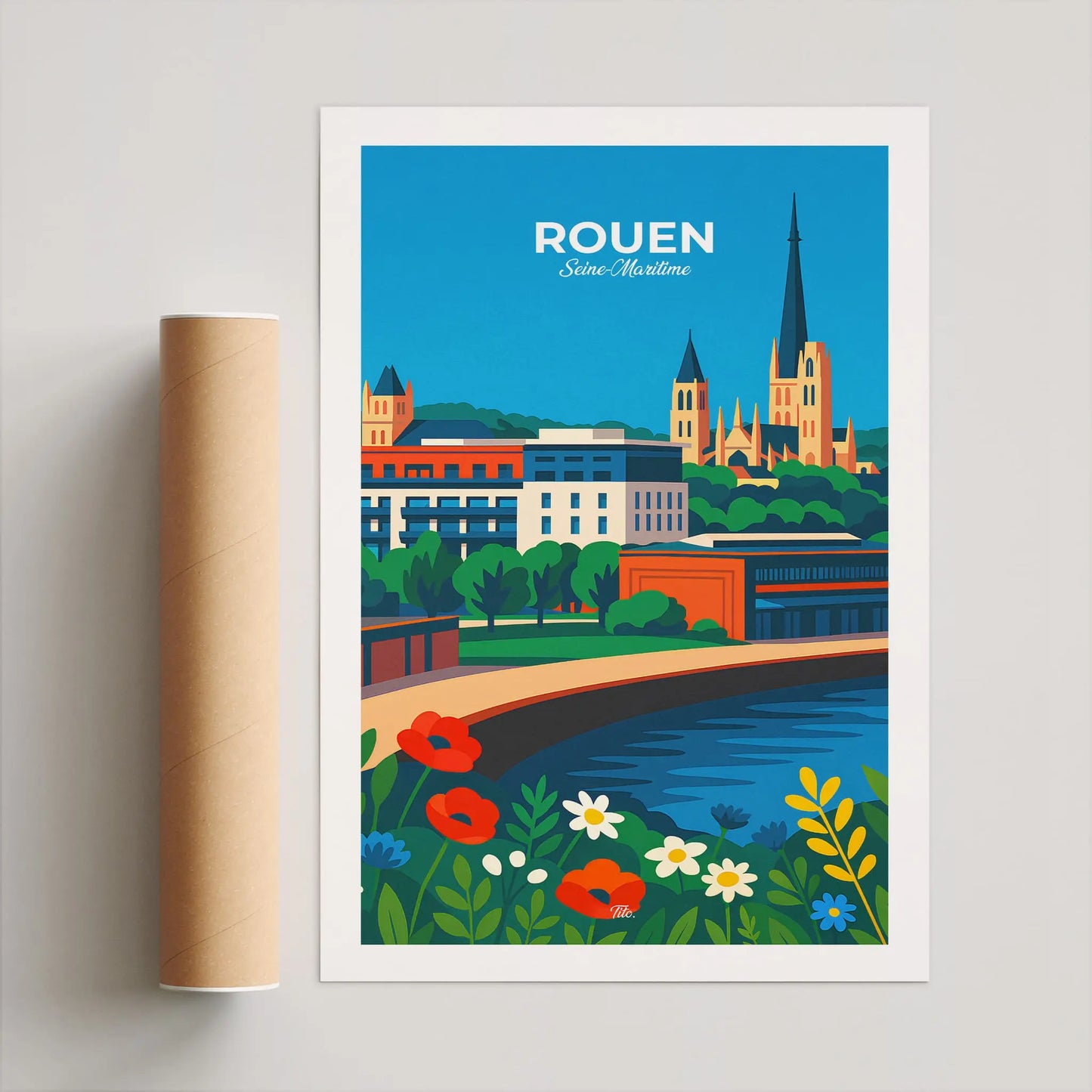 Affiche Rouen