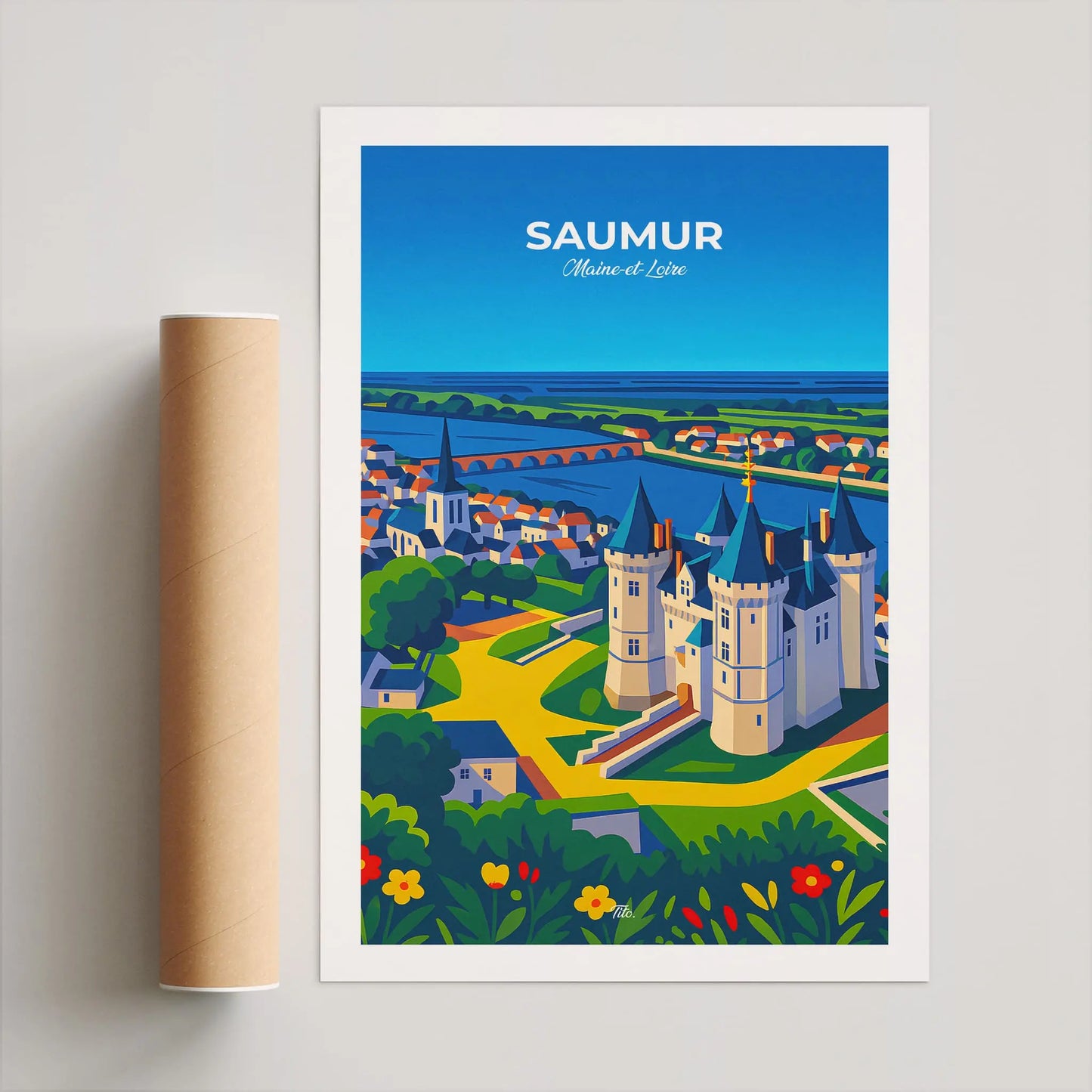Affiche Saumur