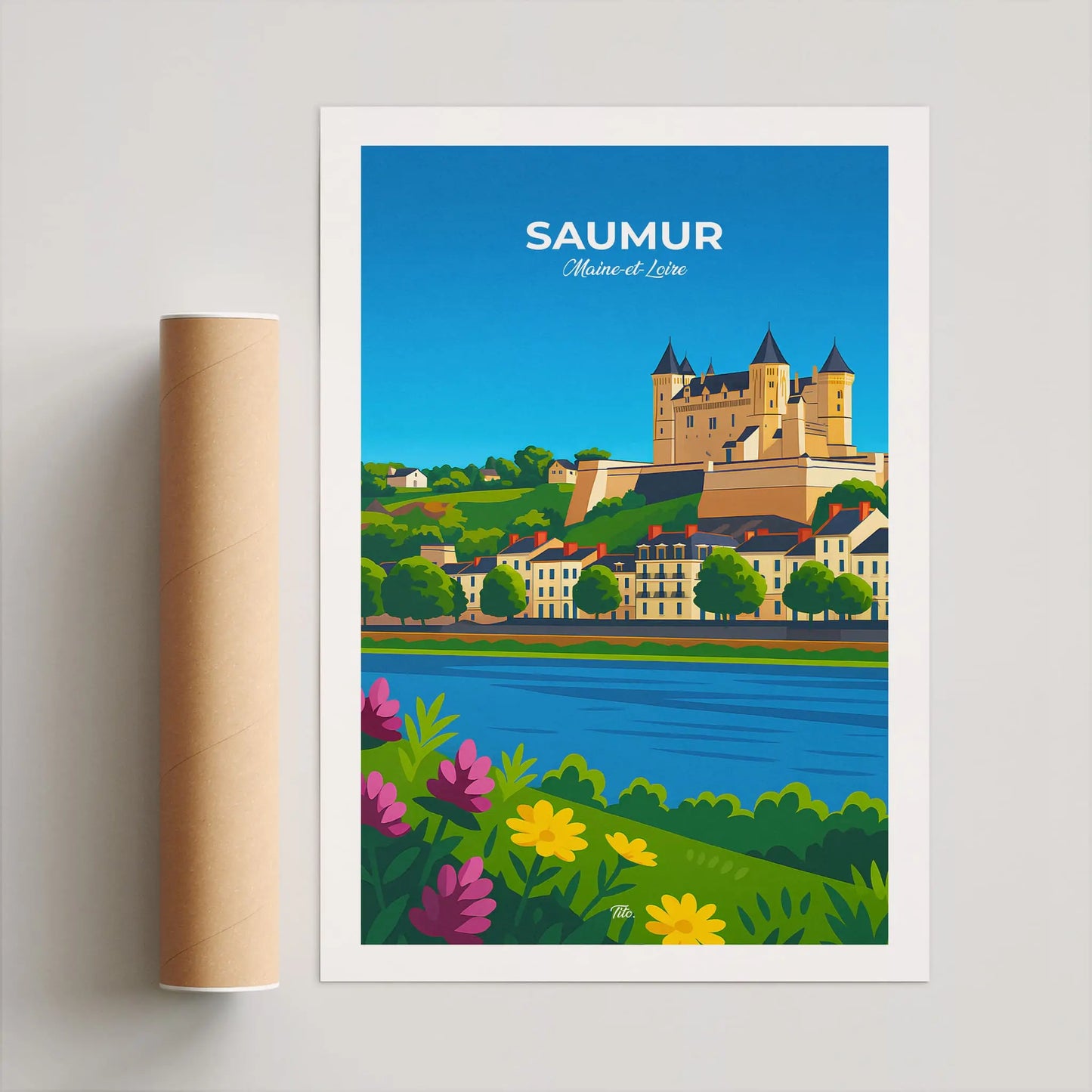 Affiche Saumur