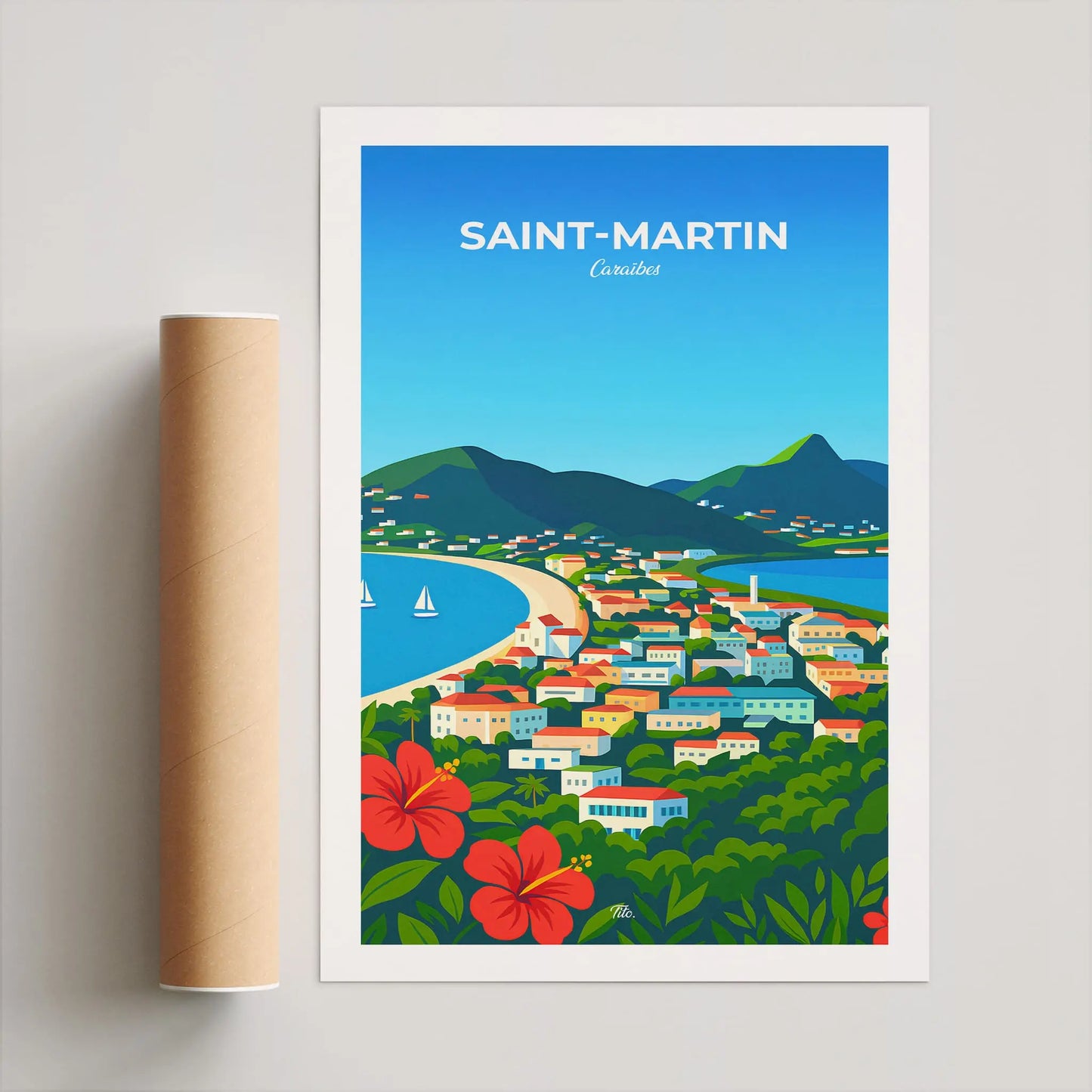 Affiche Saint-Martin