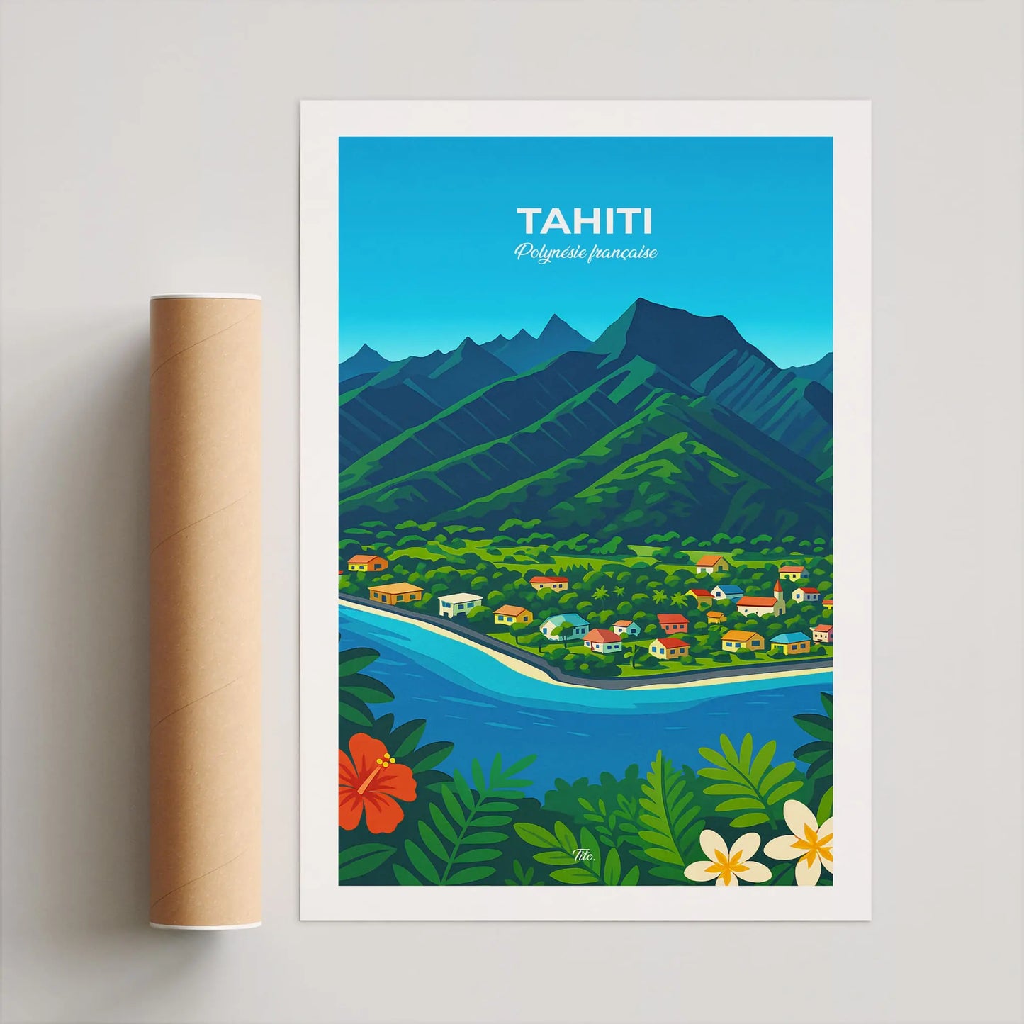 Affiche Tahiti