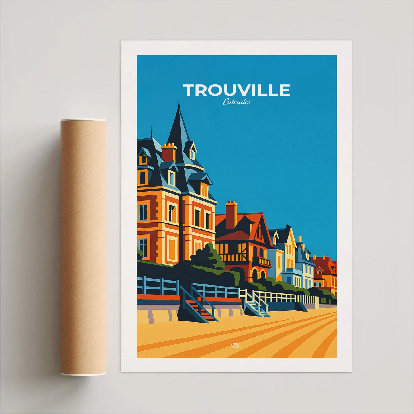 Affiche Trouville-sur-Mer