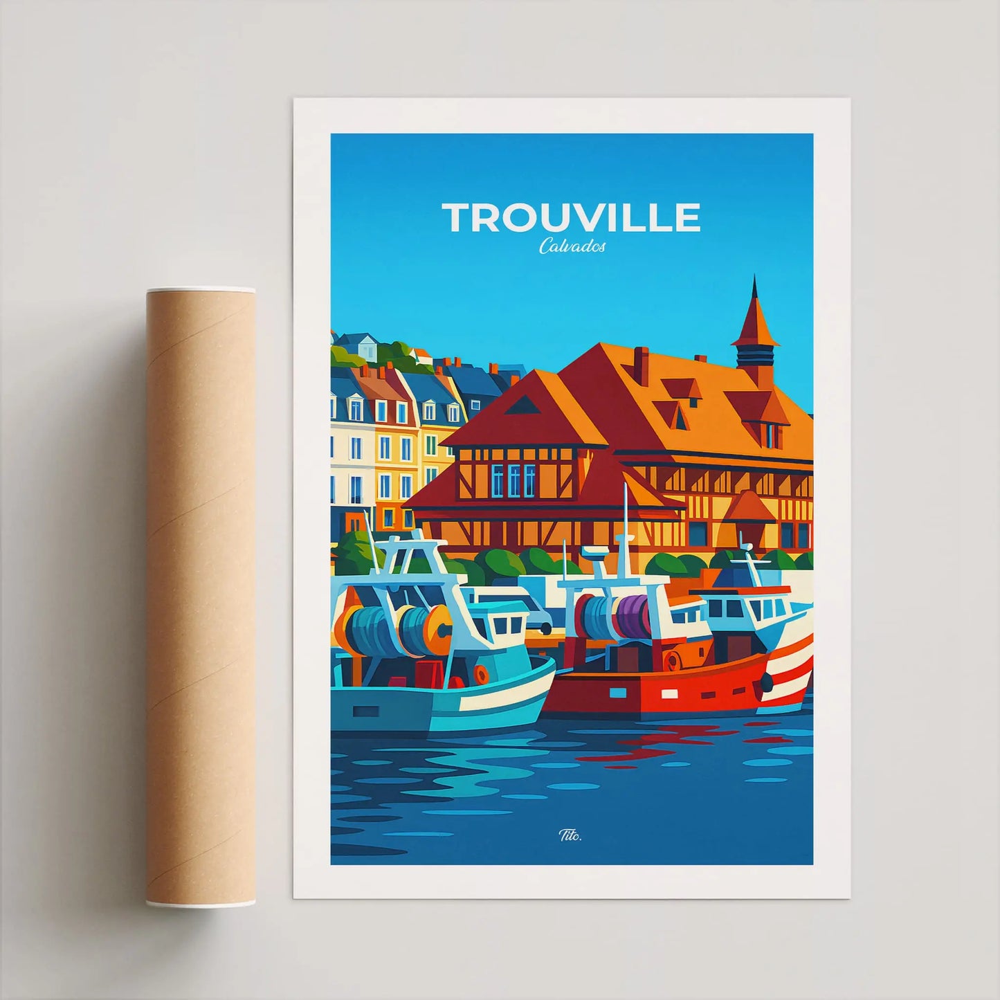 Affiche Trouville-sur-Mer