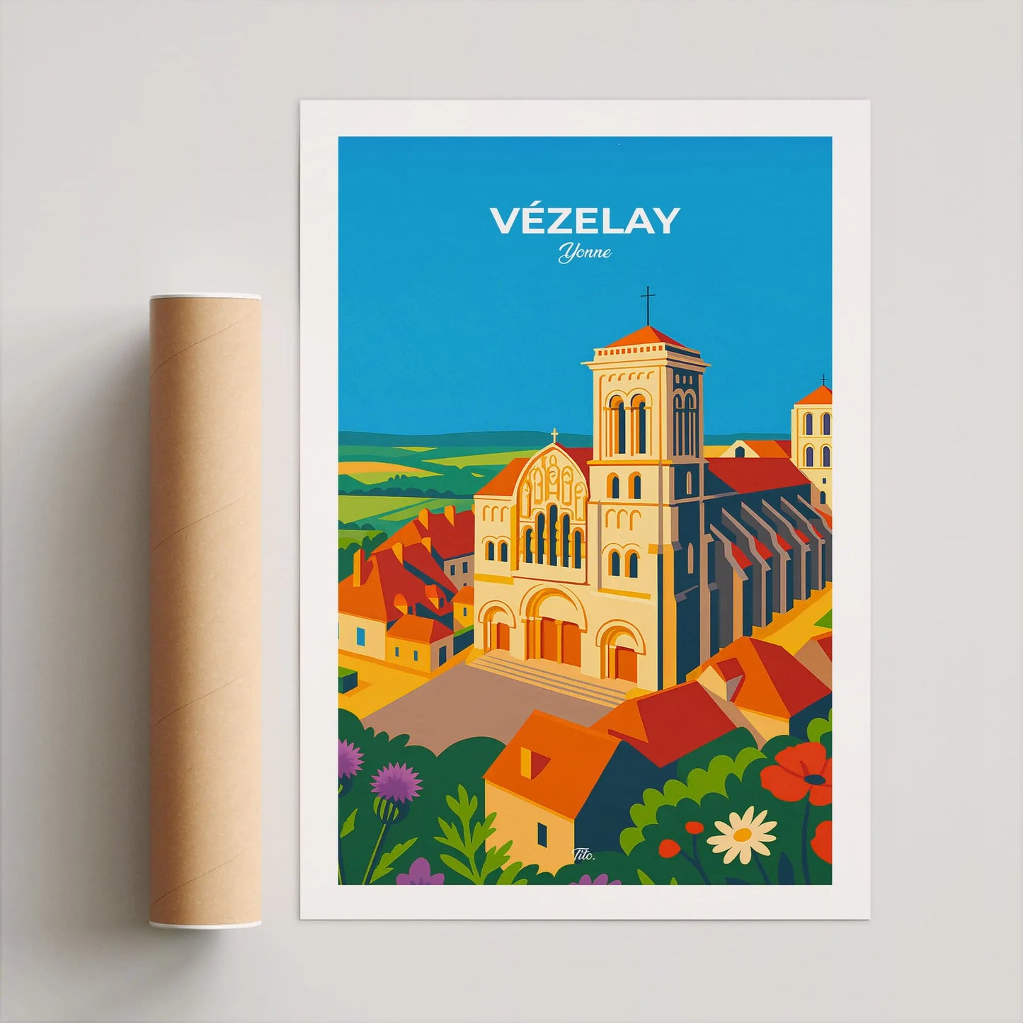 Affiche Vézelay