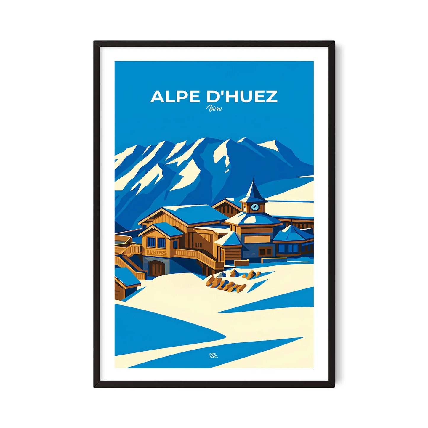 Affiche Alpe d'Huez