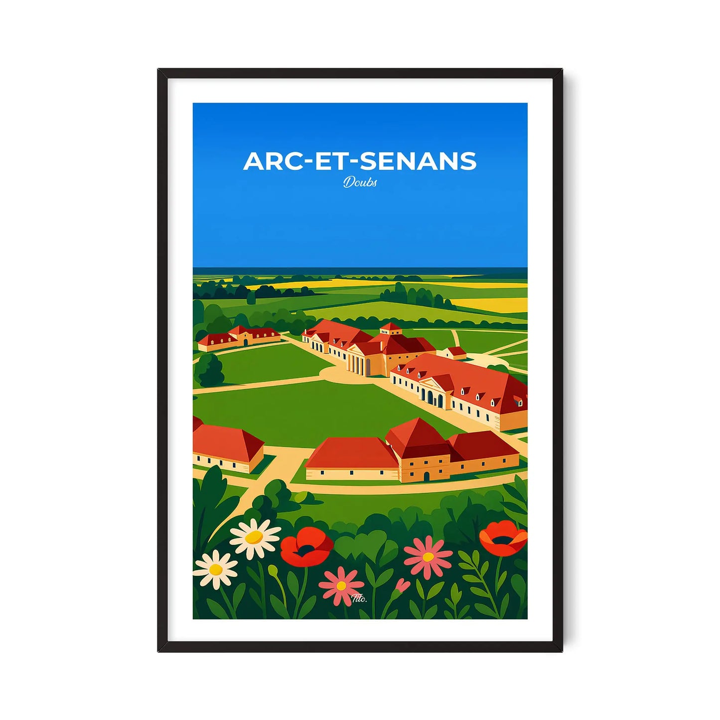 Affiche Arc-et-Senans