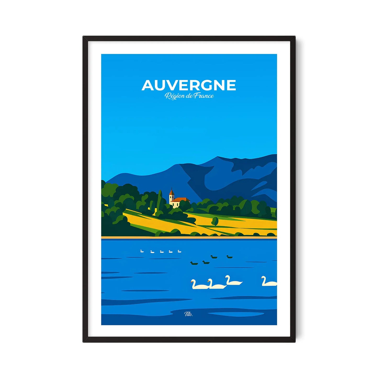 Affiche Auvergne