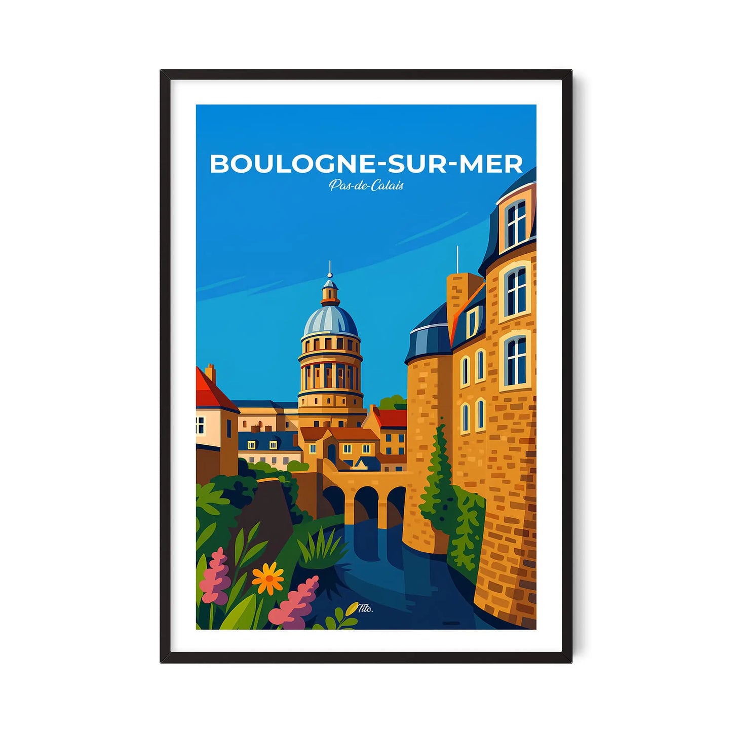 Affiche Boulogne-sur-Mer