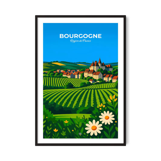 Affiche Bourgogne