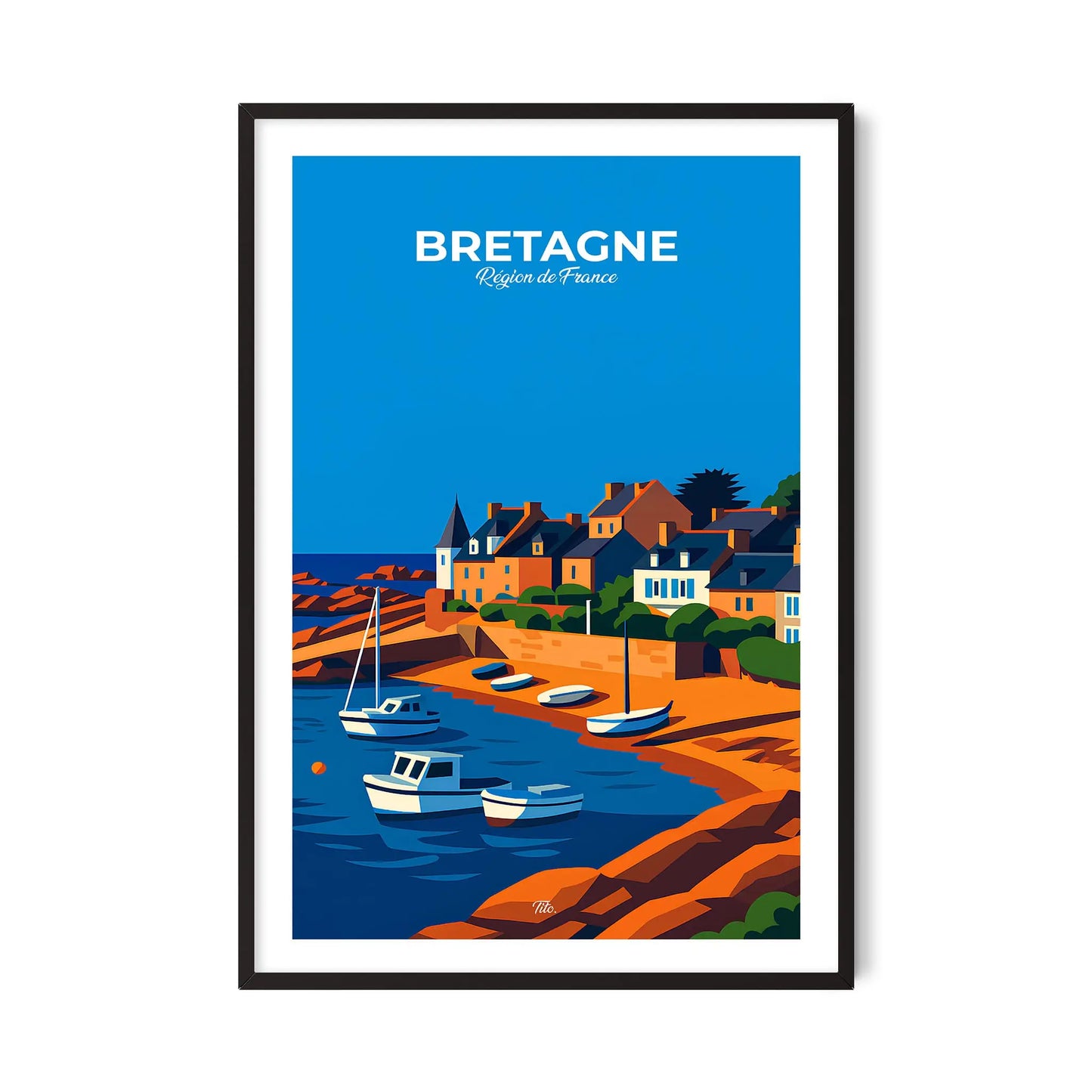 Affiche Bretagne