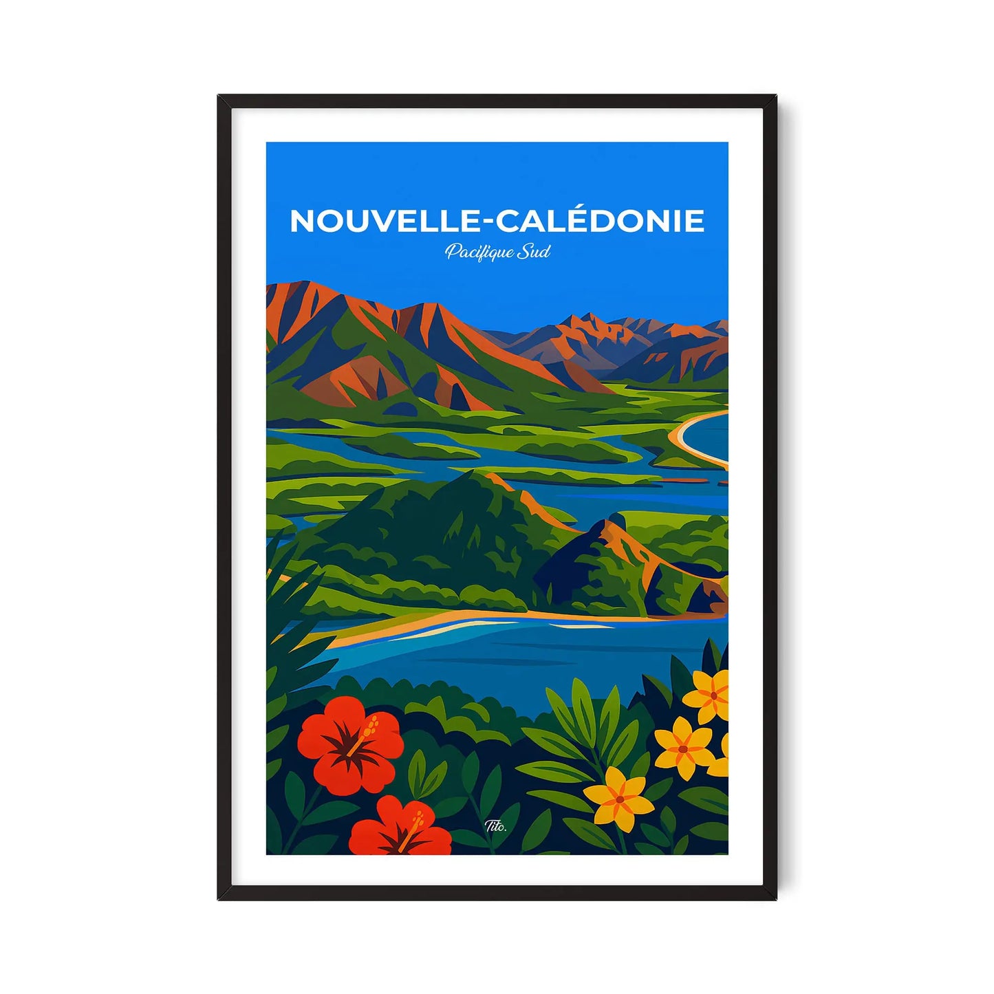 Affiche Nouvelle-Calédonie