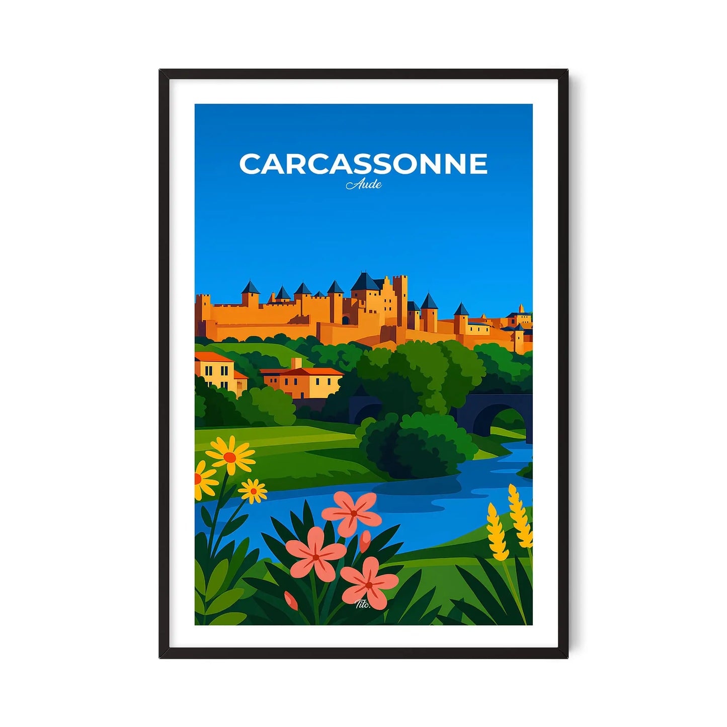 Affiche Carcassonne