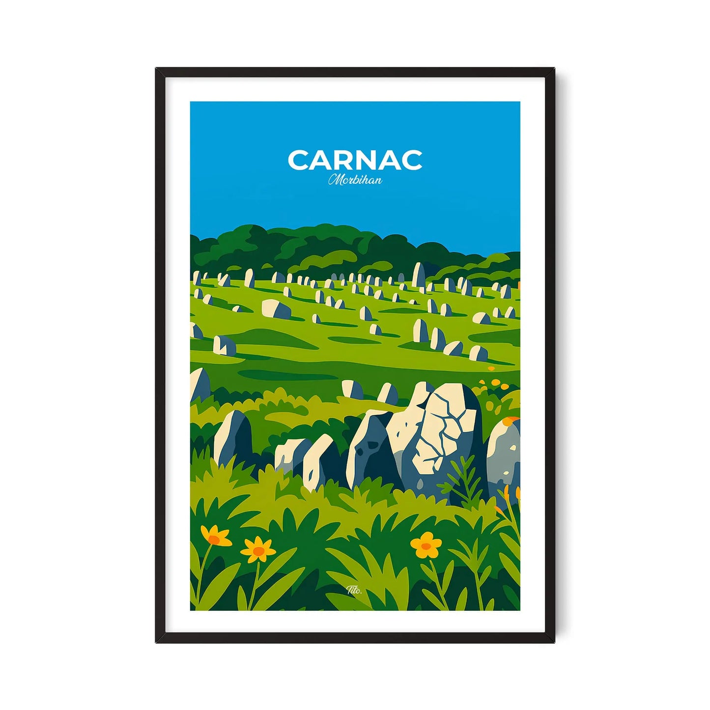Affiche Carnac