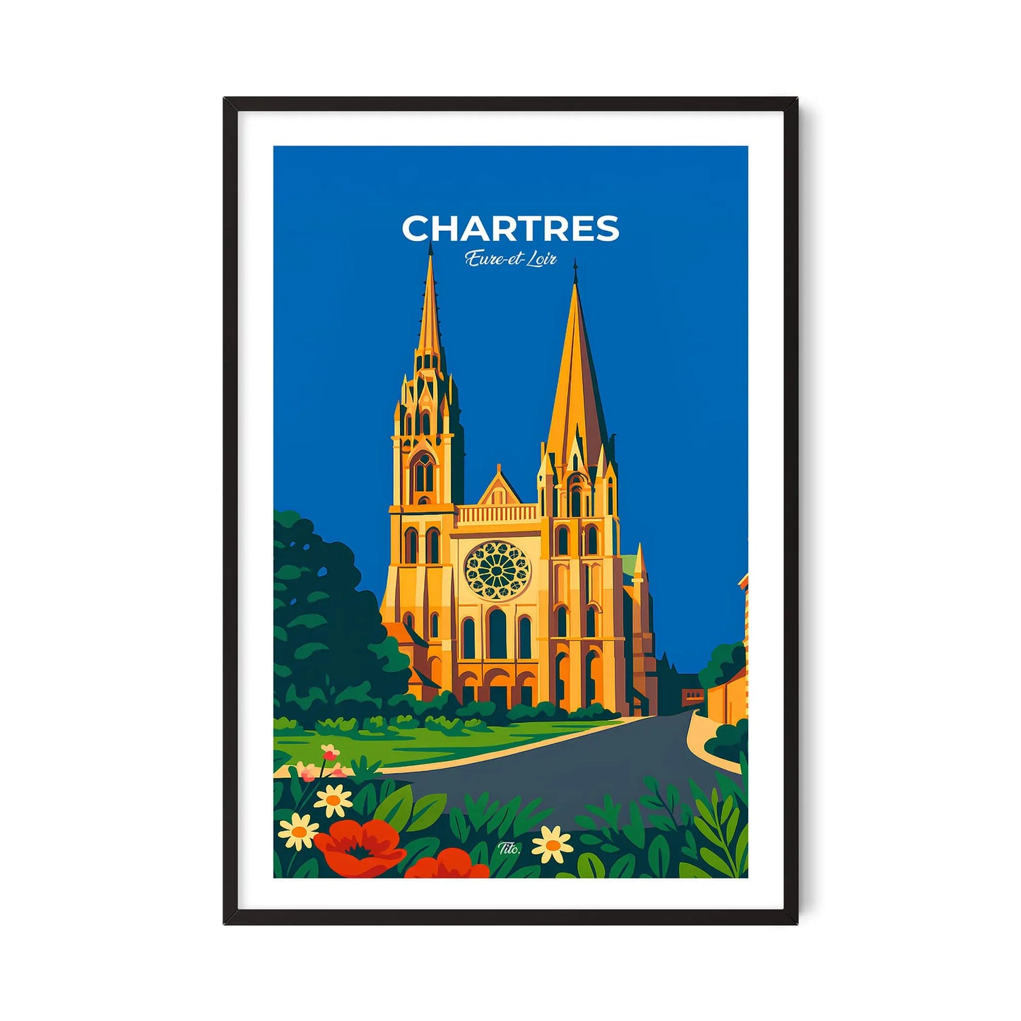 Affiche Chartres