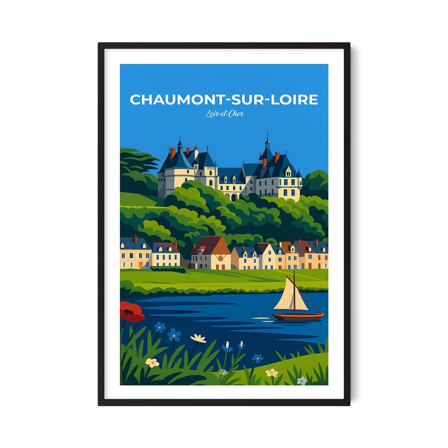 Affiche Chaumont-sur-Loire