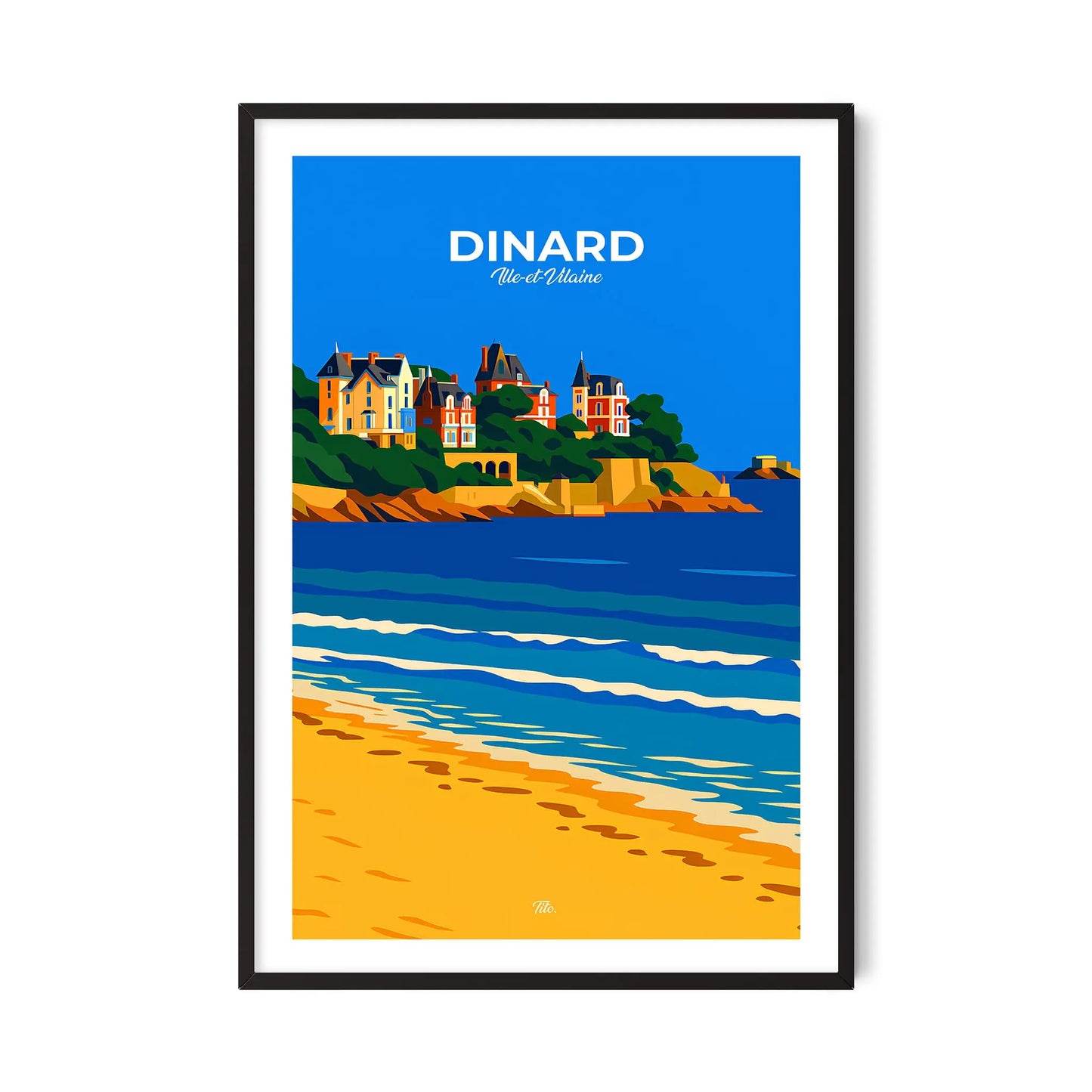 Affiche Dinard