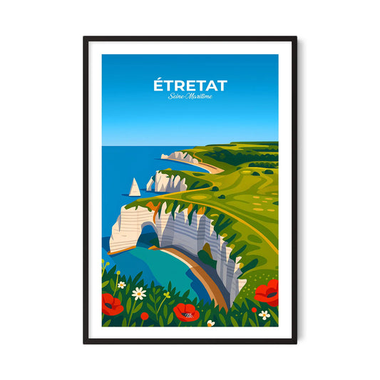 Affiche Étretat