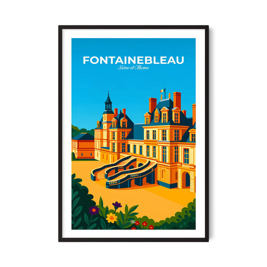 Affiche Fontainebleau