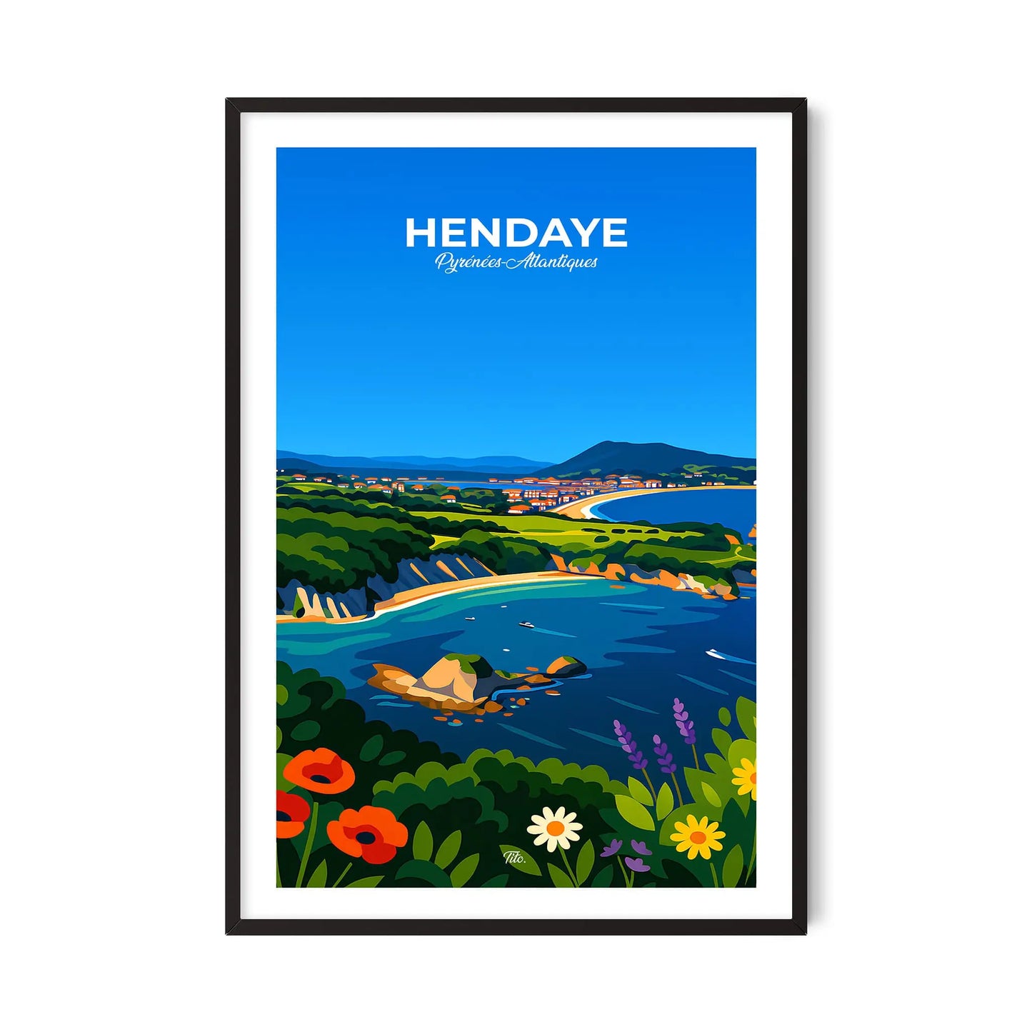 Affiche Hendaye