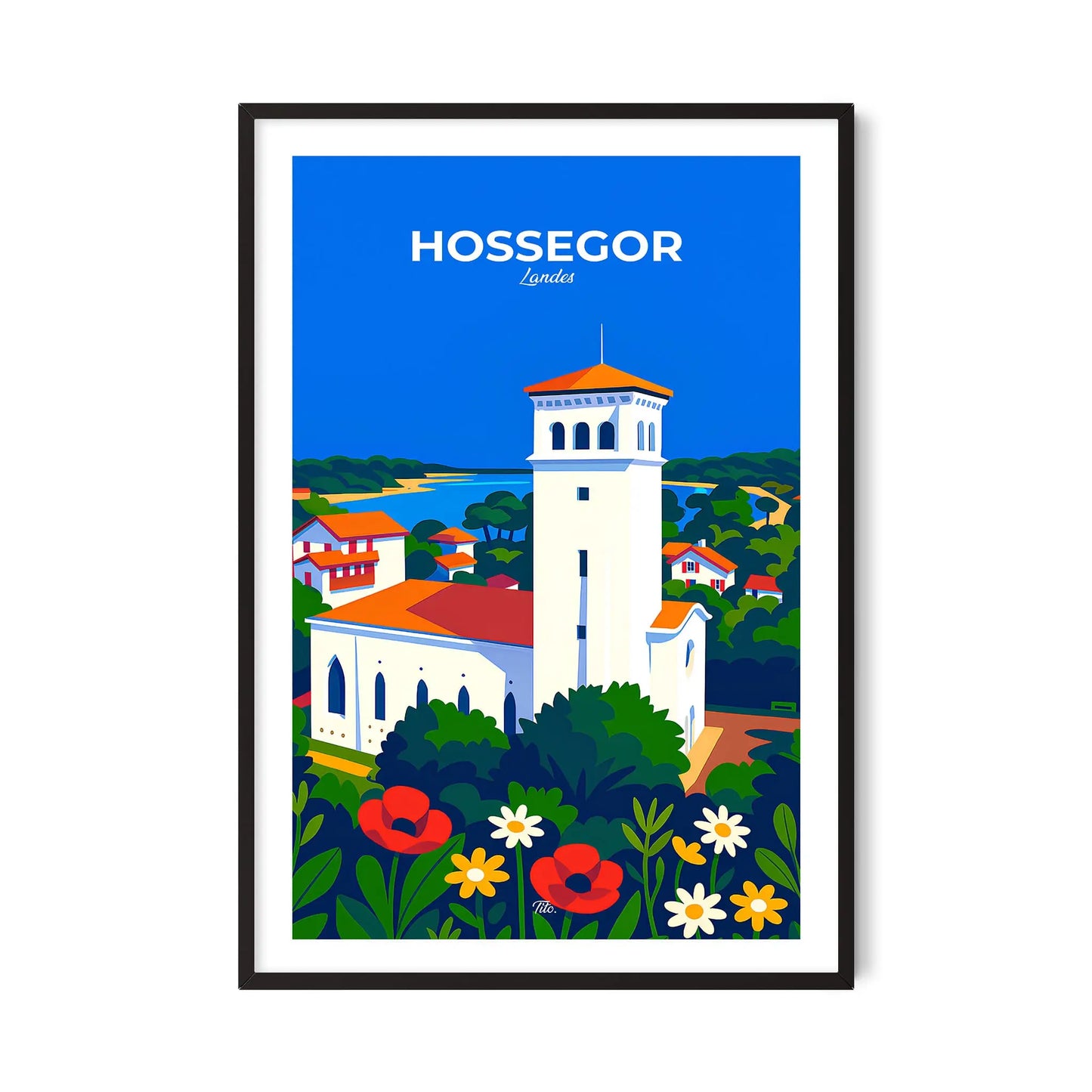 Affiche Hossegor