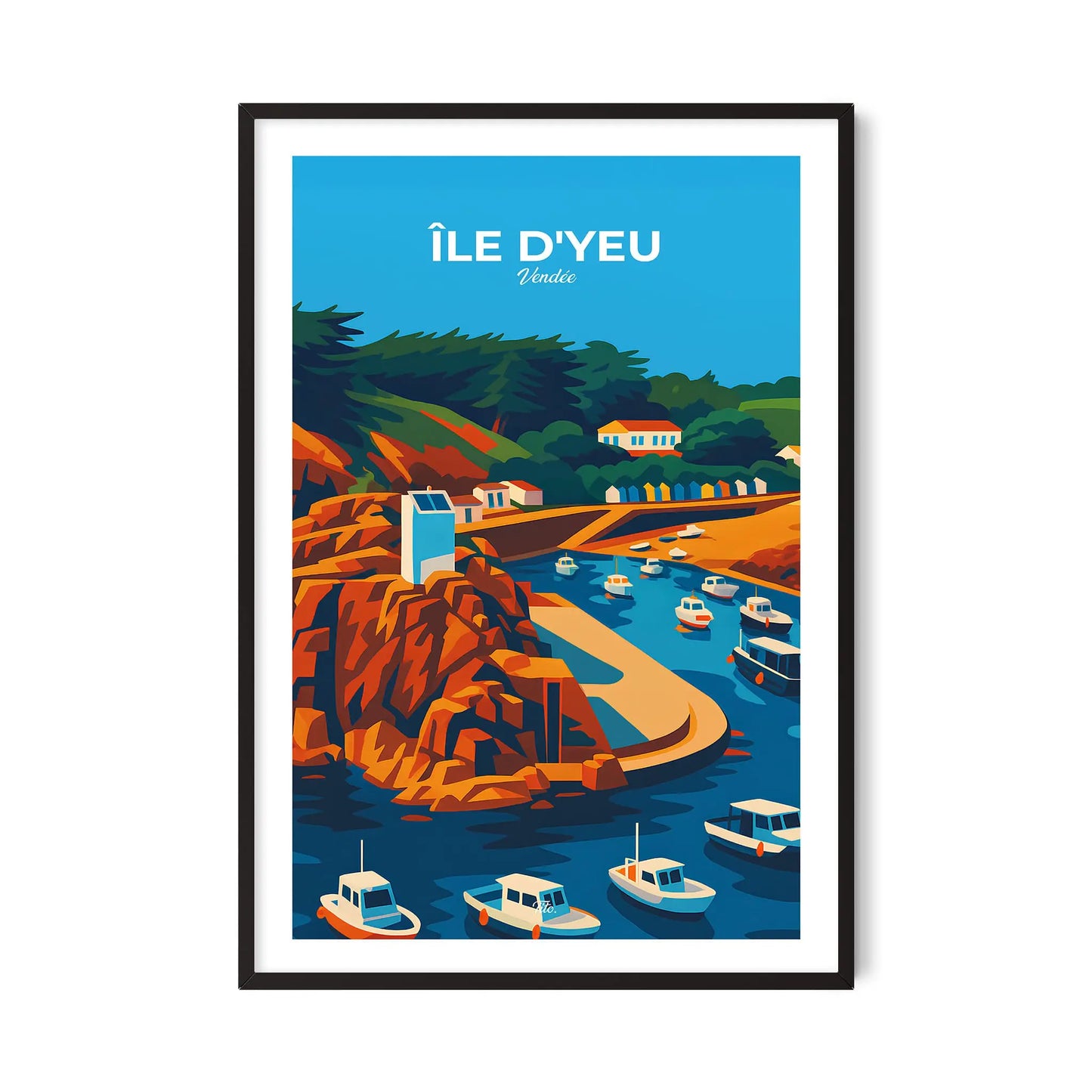 Affiche Île d'Yeu