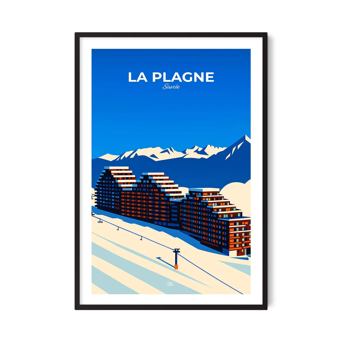 Affiche La Plagne