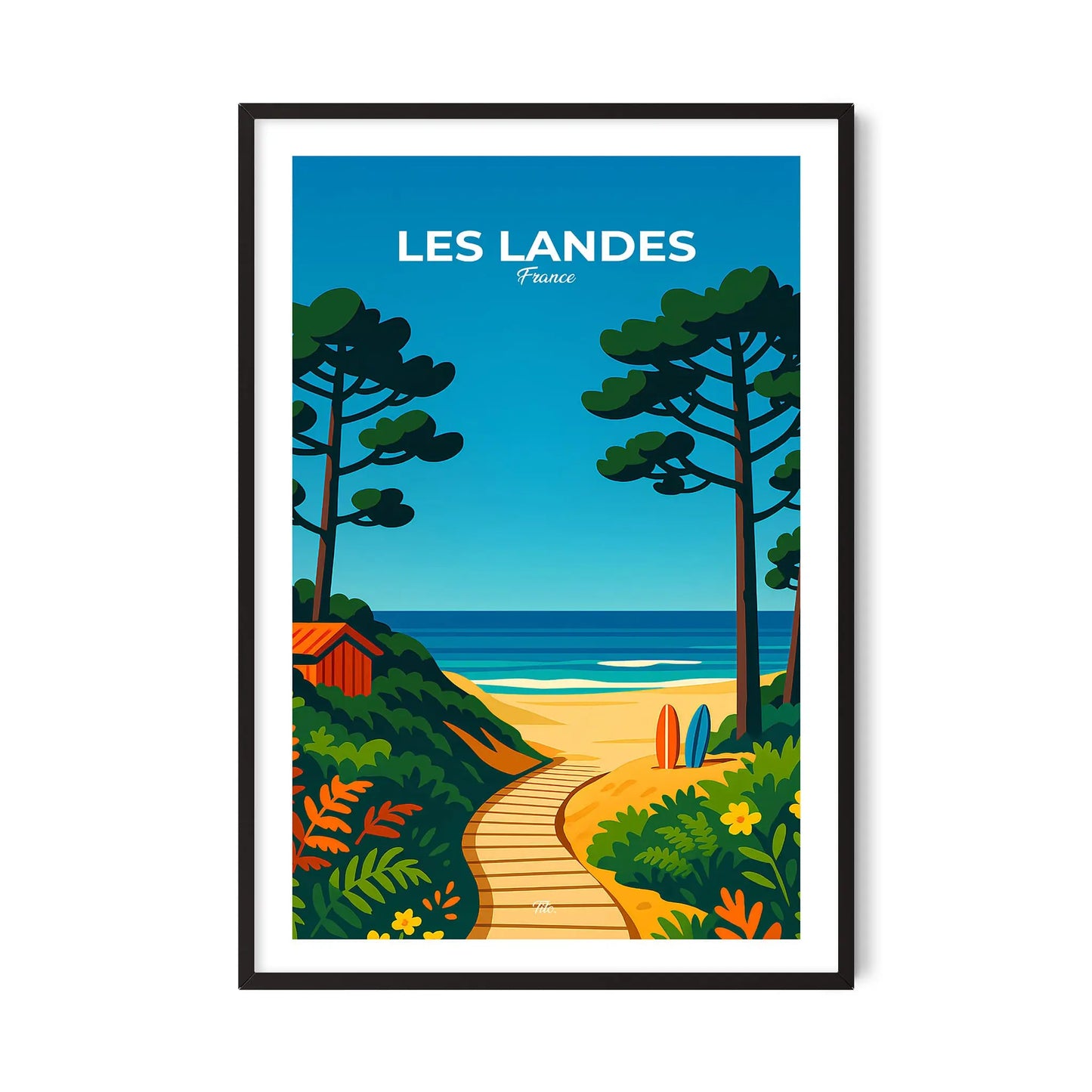 Affiche Landes