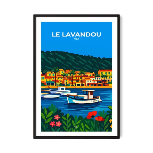 Affiche Le Lavandou