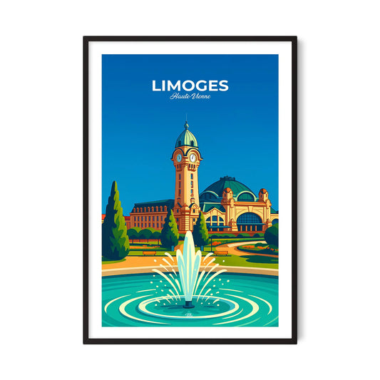 Affiche Limoges