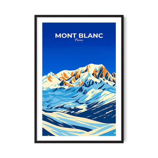 Affiche Mont Blanc