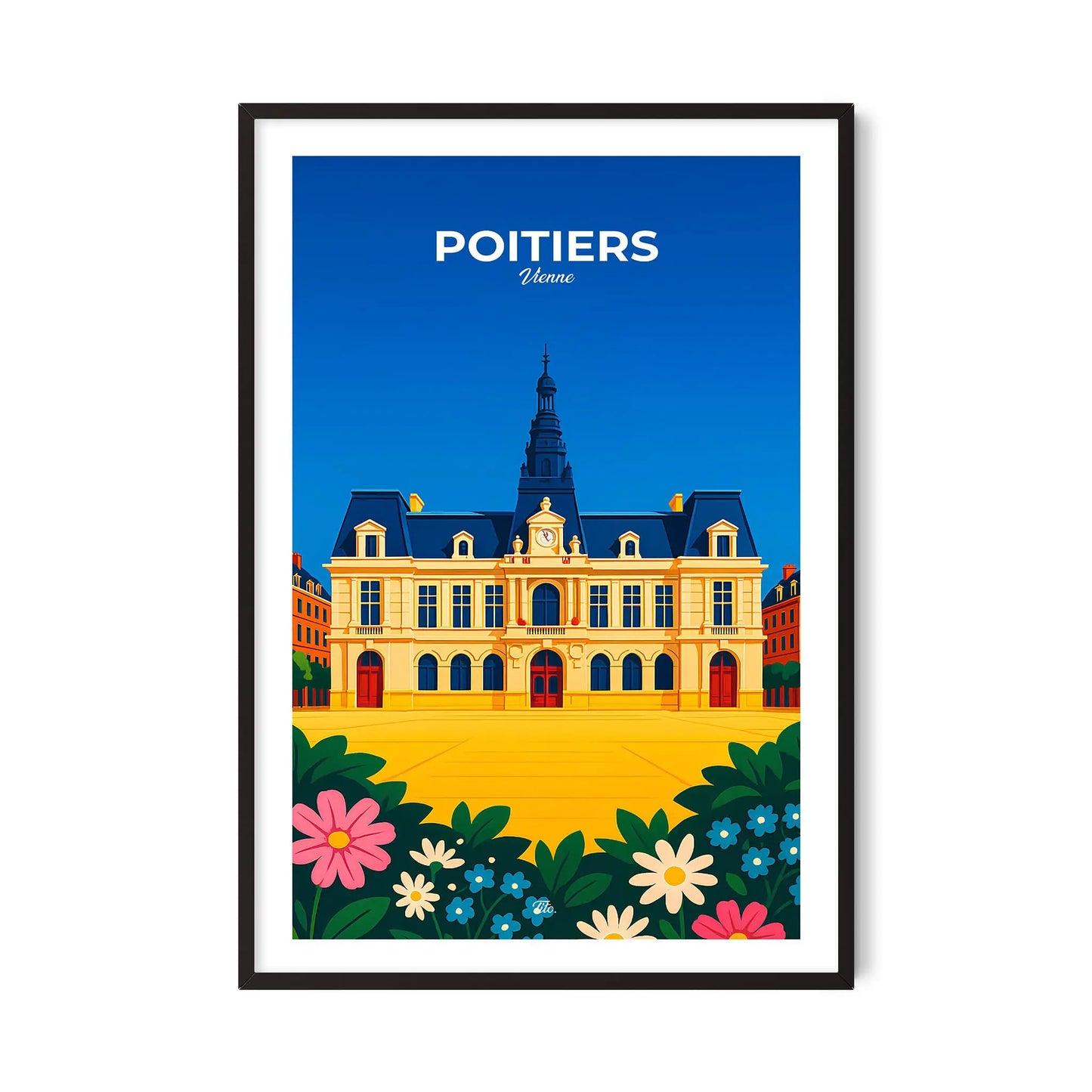 Affiche Poitiers