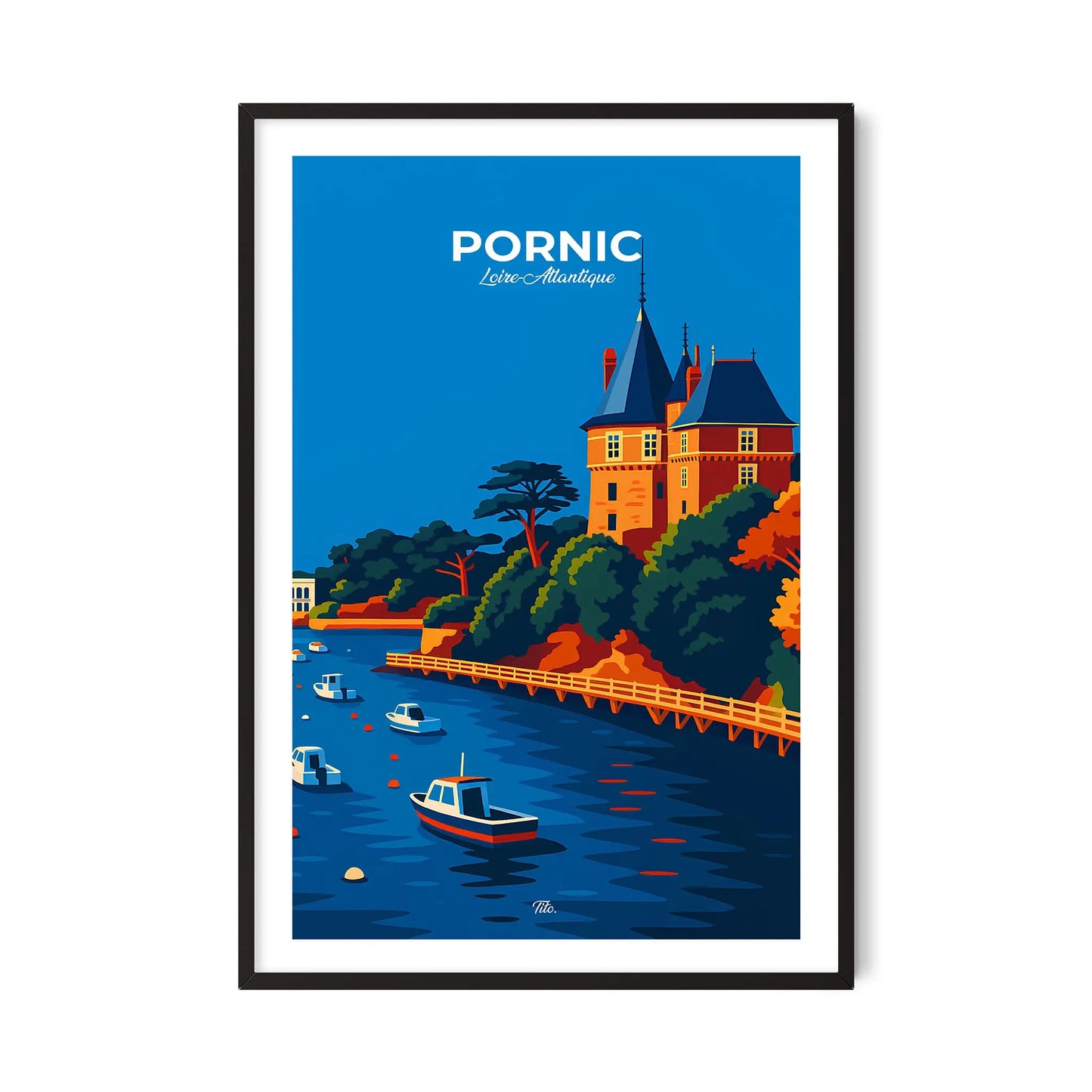 Affiche Pornic
